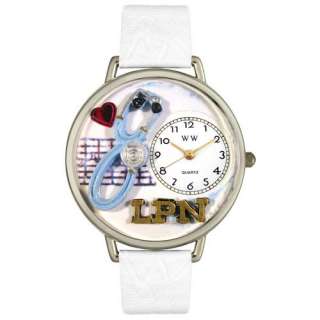 LPN Watch Silver LVN RPN Nurse Medical Clock G New Uniq  