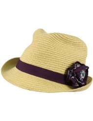   Ages 4 9 Child Summer Sun Floral Band Fedora Trilby Hat Cap Natural