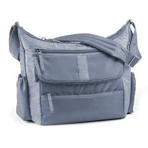 Lug Travel HULA HOOP Baby Diaper Carry All Messenger Bag in FOG GREY 