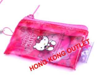 Hello Kitty Cell Phone Strap bag Case for SD Card/Coins/USB/Key chain 
