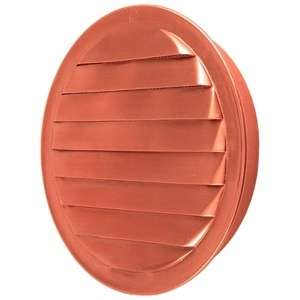 Round Copper Soffit Vent with Screen  