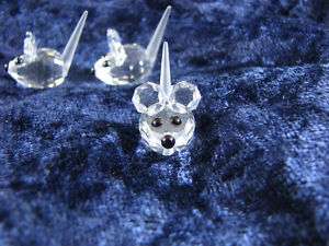 Swarovski Crystal Field Mice Set of 3 Mint COA  