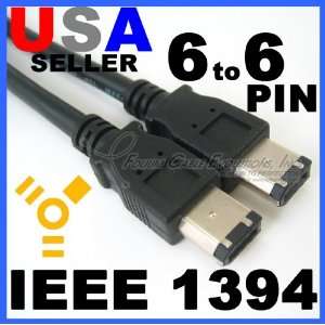  Cable Builders IEEE 1394 Firewire 400 iLink Cable 6 Pin to 