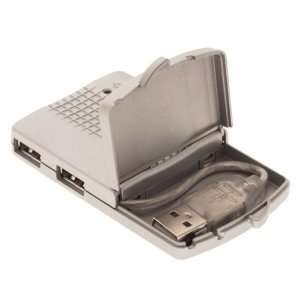  UHM 4SL BP Four Port USB Hub for PC or Macintosh (Silver) Electronics