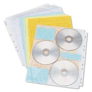 Innovera  Two Sided Disc Pages with Index Cards for Three Ring Binder 