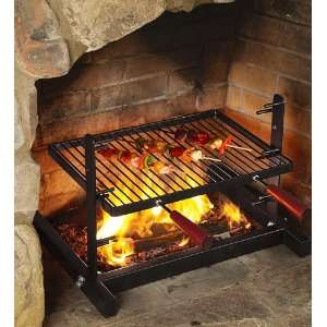  Solid Steel Fire Grill For Indoor Or Outdoor Cooking 
