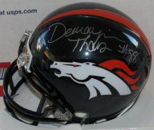 Demaryius Thomas Signed NFL Denver Broncos Mini Helmet  