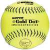 Worth Super Gold Dot Pro Tac Softball   Mens   Yellow / Black