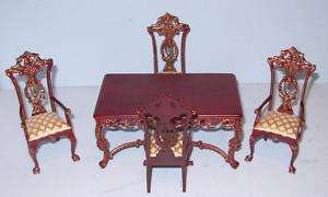 HANSSON DINING ROOM SET MINIATURE DOLL HOUSE FURNITURE  