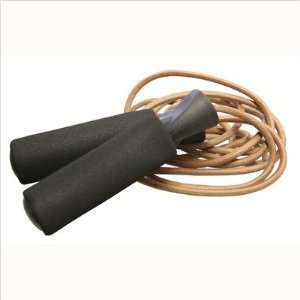  Amber Sporting Goods 8.5 Top Leather Jump Rope with Foam 