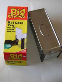 Stv Big Cheese Rat Cage Trap Live Catch Metal  