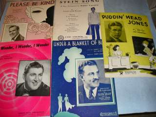 29 Pieces Vintage Sheet Music 20s   40s band, orchestra pics  