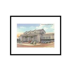 Terminal Station, Jacksonville, Florida Places Pre Matted Poster Print 