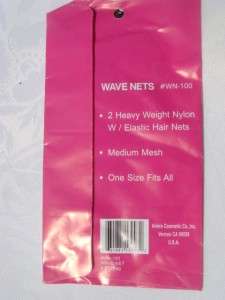 Pieces in 3 packages ADORA BLACK WAVE HAIR NETS MEDIUM MESH