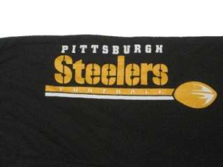 NFL Boys Steelers Sweatpants Fleece Size 4/5 6/7 Cozy  