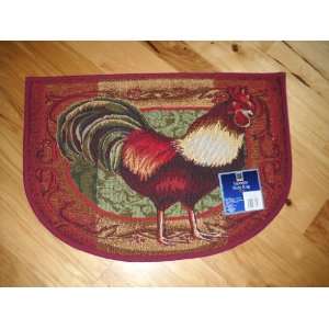 Rooster Tapestry Slice Kitchen Throw Rug Farm French Decor Mats 