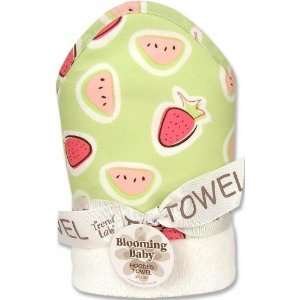  Jucie Fruit Hooded Towel Blooming Bouquet Red Baby