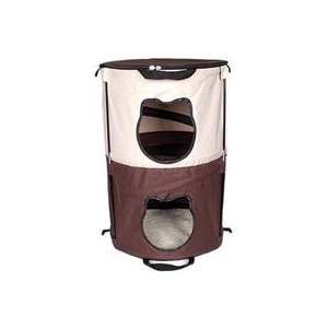KITTY POP UP CONDO, Color BROWN; Size 2 LEVEL (Catalog Category Cat 