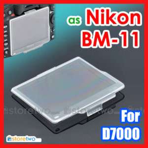LCD Screen Hood Clear Cover Protector Nikon D7000 BM 11  