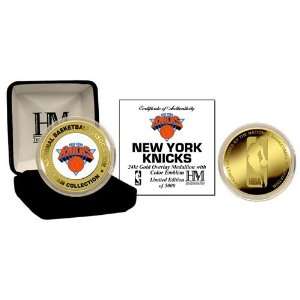  New York Knicks 24Kt Gold And Color Team Logo Coin 