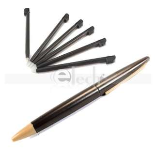 New 1*Big Black + 5* Small Touch Pen Stylus For Nintendo DSi NDSi LL 