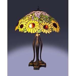  Tiffany Style Sunflower Table Lamp