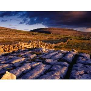 Limestone Landscape of the Burren Near Fanore, Burren, County Clare 