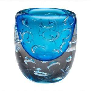  Large Cobalt Blue Bristol Glass Vase