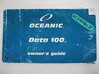 Oceanic Data 100 scuba computer instruction manual