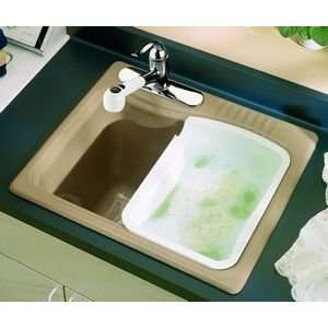   Falls K 6703 3 95 Laundry Single Bowl Sinks Ice Grey