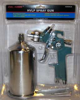 HVLP Gravity Feed Air Paint Spray Gun with Aluminum Cup