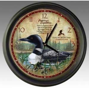  American Expedition Wall Clock Loon