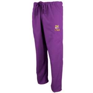  LSU Tigers Purple Scrub Pants