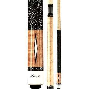  Birds eye Maple Stained Lucasi 58 Two Piece Pool Cue (18 21 oz 
