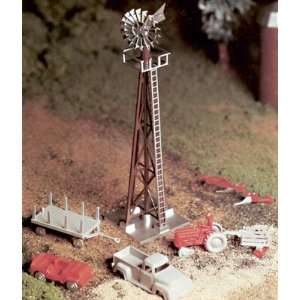  Bachman   Windmill w/Farm Machinery Kit O (Trains) Toys & Games