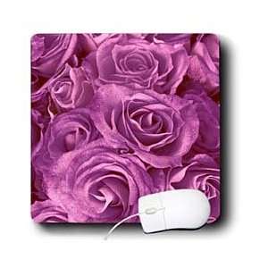   Bouquet   Close up scene of dreamy muted magenta roses   Mouse Pads