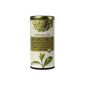  Republic of Tea Double Green Matcha Tea 50 Natural Unbleached Tea Bags