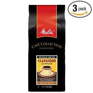 Melitta Cafe Collection Whole Bean Gourmet Coffee Classique Supreme 