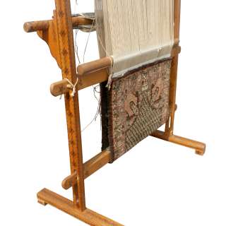 art textile rug persian vertical loom hand weaving of persian carpets 