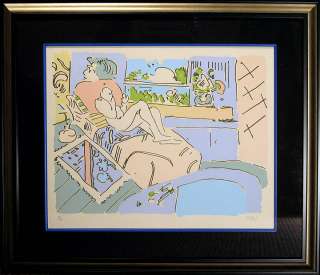 Peter Max Jamaica (Palm Beach) Pencil Signed & Numbered Vintage 