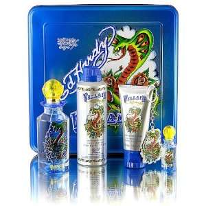  Ed Hardy Blue Villain Fragrance Gift Set Assorted Beauty