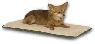 THERMO HEATED PET MAT DOG CAT BED 14x28 MOCHA 4081 6 55199 04081 0 
