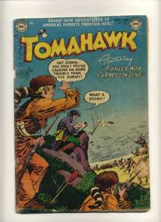 TOMAHAWK 20, DC Comics 1953, Pioneer War Correspondent  