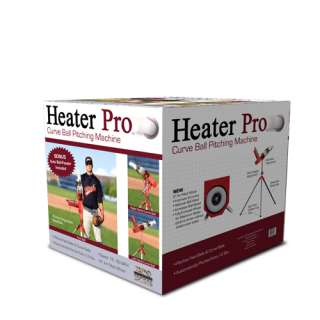 Heater Pro Curve Pitching Machine   Real Ball   Pitches 55 MPH   Used 