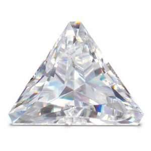  Moissanite Triangle 3.5 mm .16 carats 37 facets Charles 