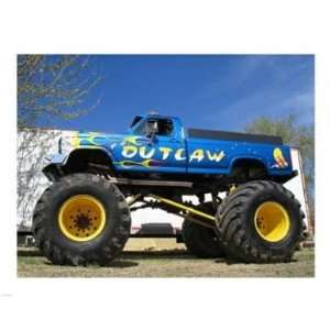   Outlaw Monster Truck  10 x 8  Poster Print