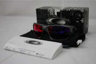 NEW Oakley Scalpel Darl Grey w/ + Red Iridium Lenses NIB Glasses NWT 