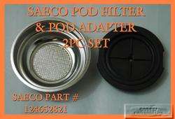 10 Saeco 124652821 Pod Filter & Adapter   