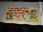 newspaper ad 1950s POST RAILROAD EMBLEMS cereal box pre