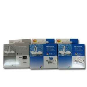Multiple Pack Ink jet Remanufactured Printer Cartridges Set for HP 56 